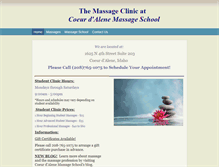 Tablet Screenshot of cdamassagecenter.com